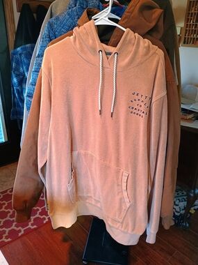 Jetties Supply Co. Men's Peach Pullover Hoodie Bin 2